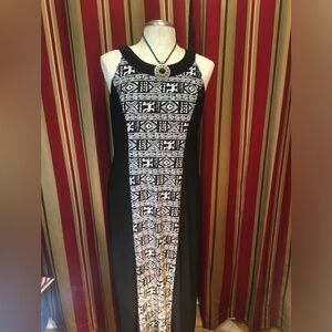 Spectacular summer evening dress by AB Studio, size Large, light weight, perfect